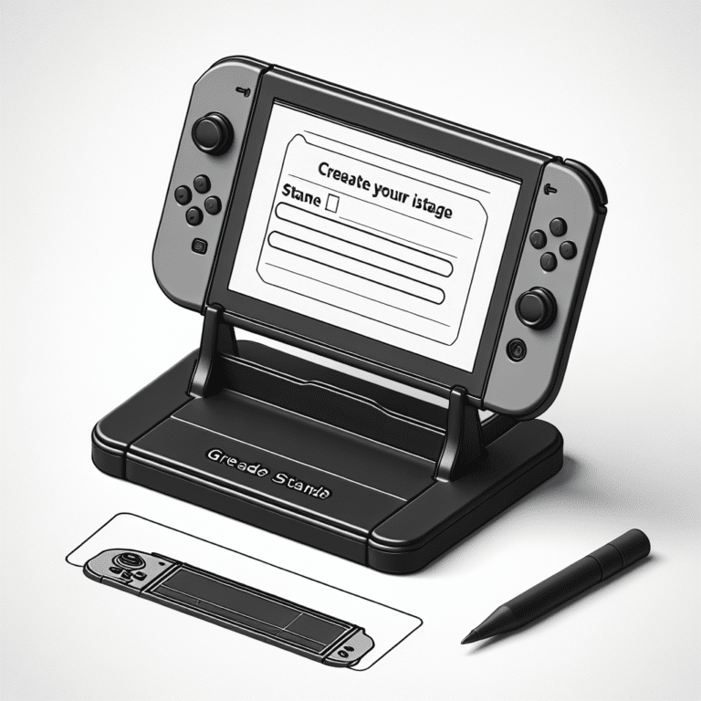  "Portable Tabletop Stand for Steam Deck